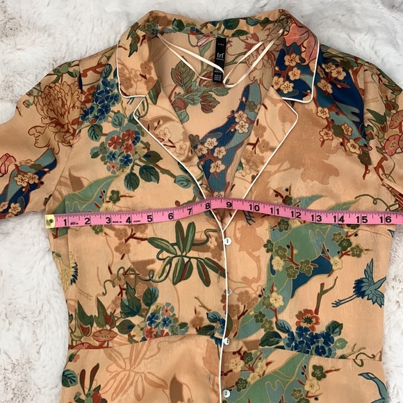 Zara | Trf Collection | Oriental Print Kimono Dress | XS - Picture 14 of 16